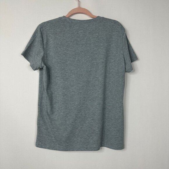 2/$24 Boy Mama From Son Up to Son Down Novelty Short Sleeve Tee Gray Large #9675 - Picture 5 of 7